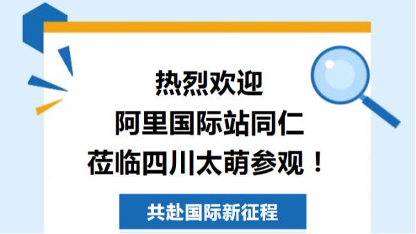 【太萌資訊】熱烈歡迎阿里國(guó)際站同仁蒞臨四川太萌參觀！